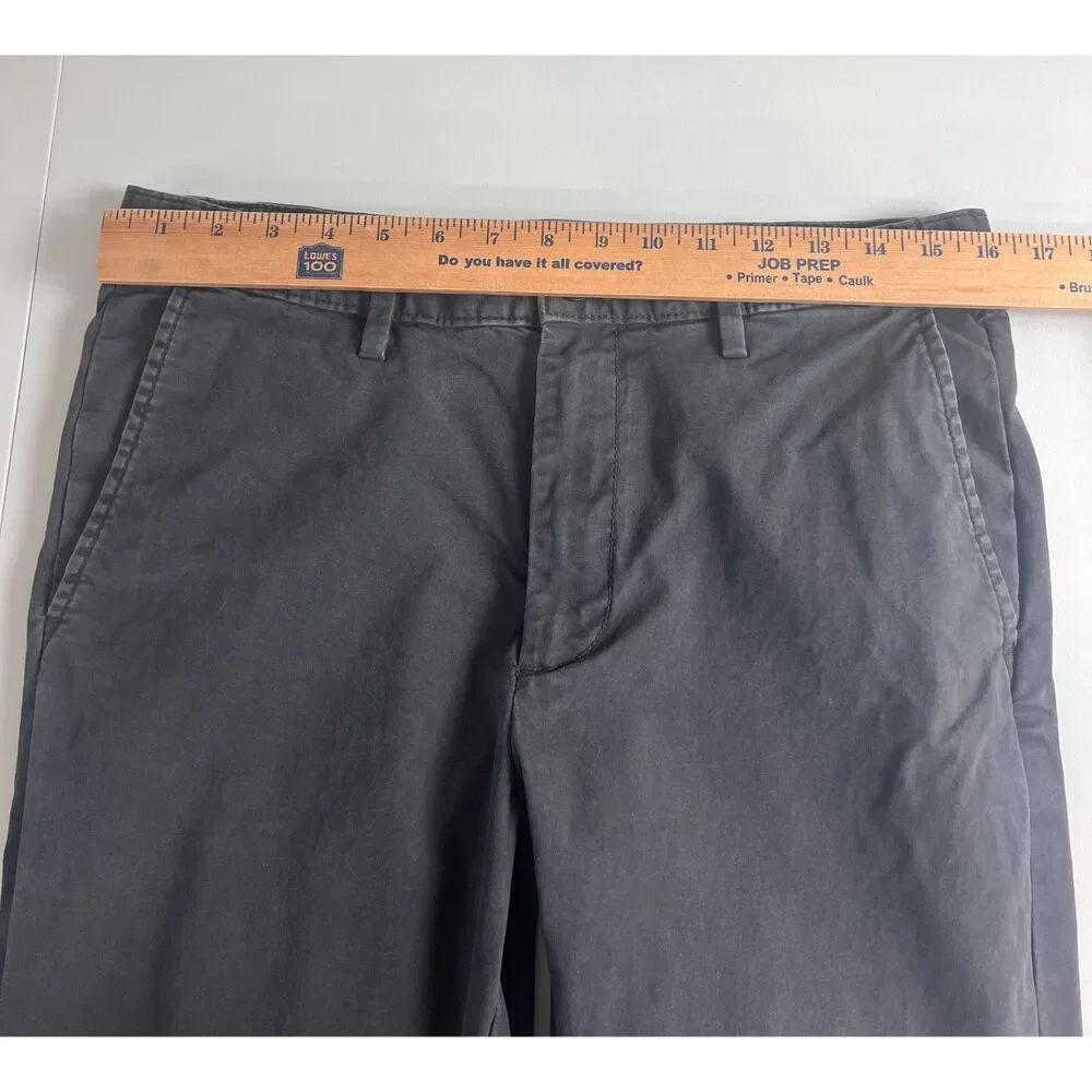 Banana Republic Men's Skinny Lived-In Chino Pants Flint Grey Size 32 x 34